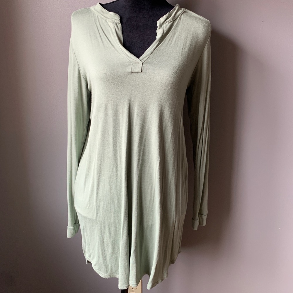 Green Tunic Top